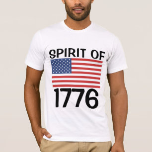 CAMISETA ESPÍRITU DE 1776 CAMISAS EN T PATRIÓTICAS