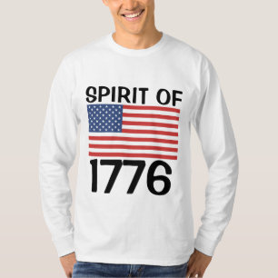 CAMISETA ESPÍRITU DE 1776 CAMISAS EN T PATRIÓTICAS