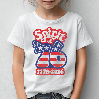 Camiseta Espíritu de 76 - Groovy USA 250 - 1776-2026