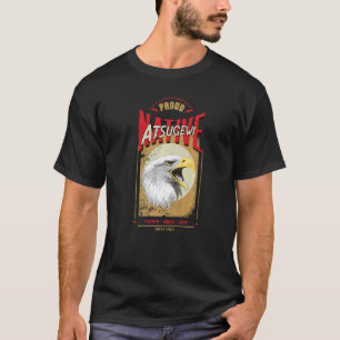 Camiseta Espíritu de Águila Nativo Americano Atsugewi Vinta