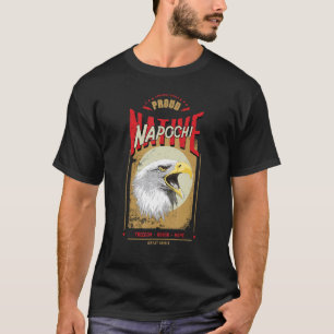 Camiseta Espíritu de Águila Nativo Americano Napochi Vintag