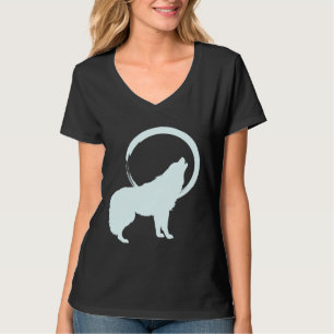Camiseta Espíritu de Animal Lobo Sagrado Chamán Nativo Amer