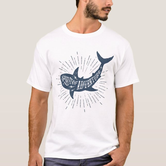 Camiseta Espíritu De Aventura Del Delfín Nautico (Anverso)
