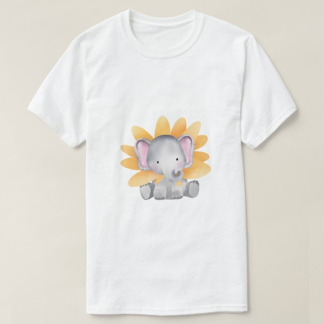 Camiseta Espíritu de Elefante: Majestuoso y Poderoso (Diseño del anverso)
