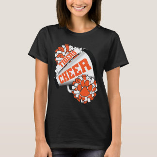 Camiseta Espíritu de equipo de porristas Tigres Cheerleadin