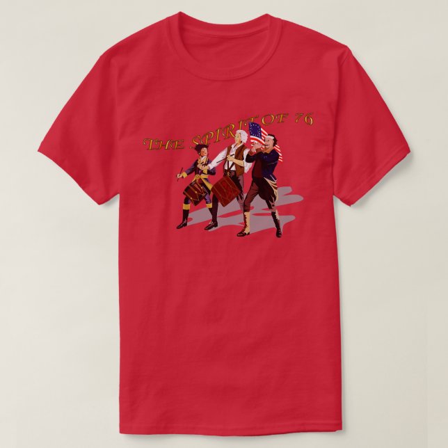 Camiseta Espíritu de Estados Unidos de (Diseño del anverso)
