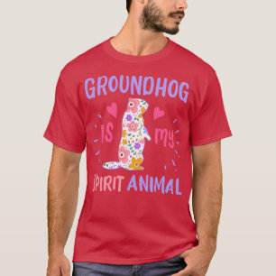 Camiseta Espíritu de Groundhog Animal 1