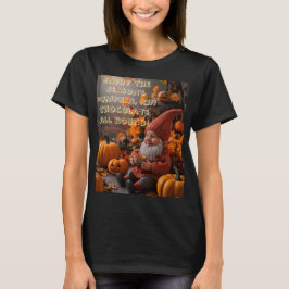 Camiseta Espíritu De Halloween Invite A Gnome.