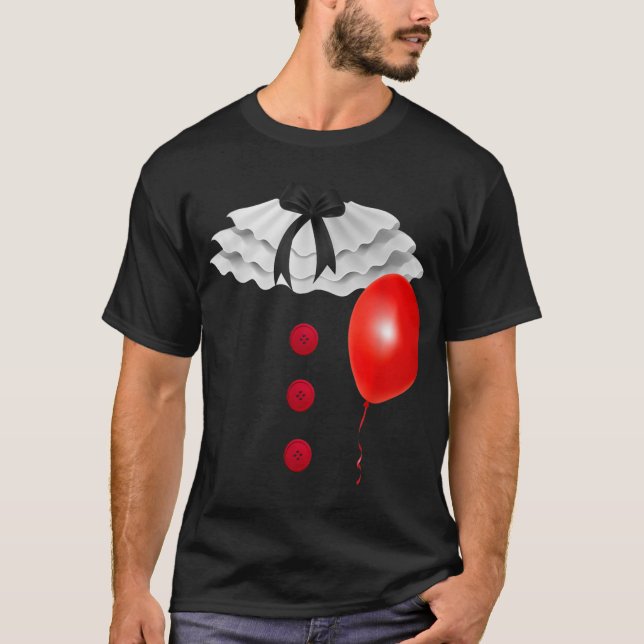 Camiseta Espíritu de Halloween Payaso Carnaval payaso disfr (Anverso)
