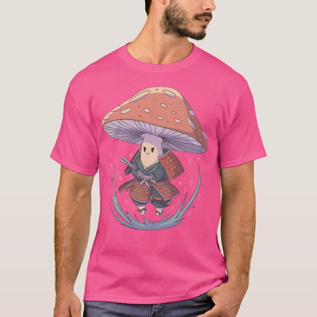 Camiseta Espíritu de hongo flotante de Samurai (Anverso)