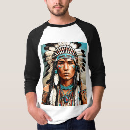 Camiseta Espíritu de las llanuras: nativo americano indio