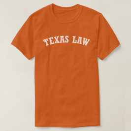 Camiseta Espíritu de ley de Texas en blanco