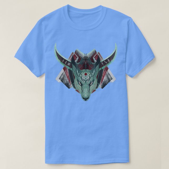 Camiseta Espíritu de lobo de protección (Diseño del anverso)