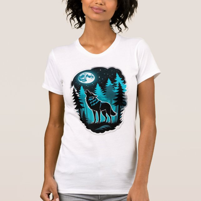 Camiseta Espíritu de Lobo del Bosque (Anverso)