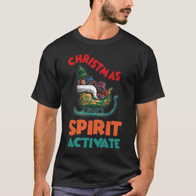 Camiseta Espíritu de navidades activa espíritu de Shirt_Nav (Anverso)