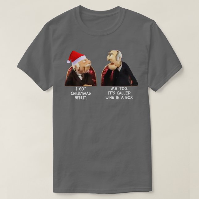 Camiseta Espíritu De Navidades Estatales Y Waldorf (Diseño del anverso)