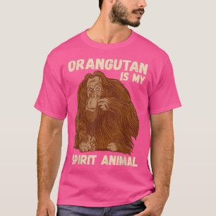 Camiseta Espíritu de Orangután Motivación animal Ape Oran n