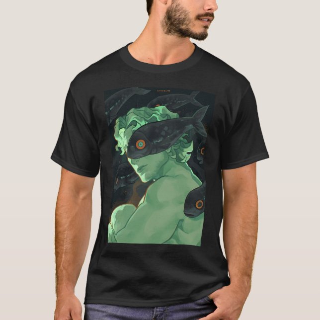 Camiseta Espíritu de pez verde (Anverso)
