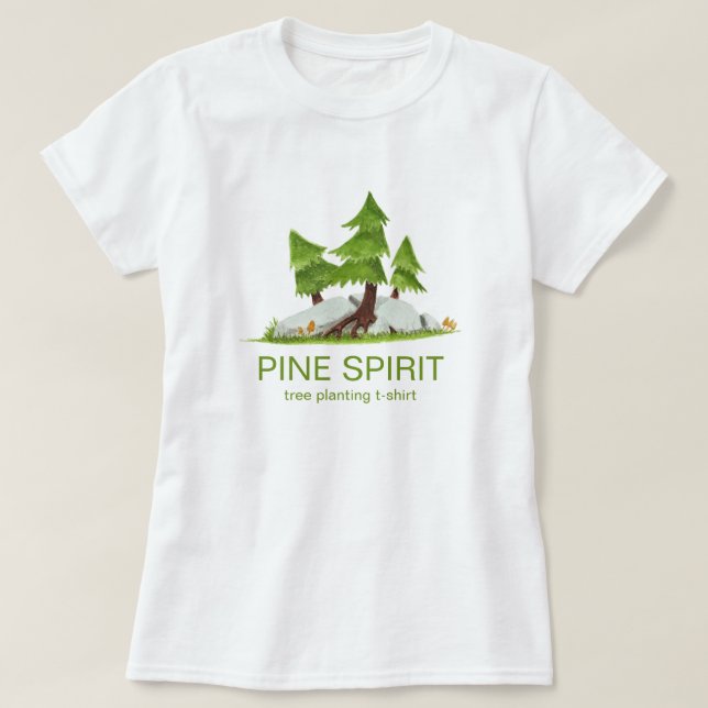 Camiseta Espíritu de pino (Diseño del anverso)