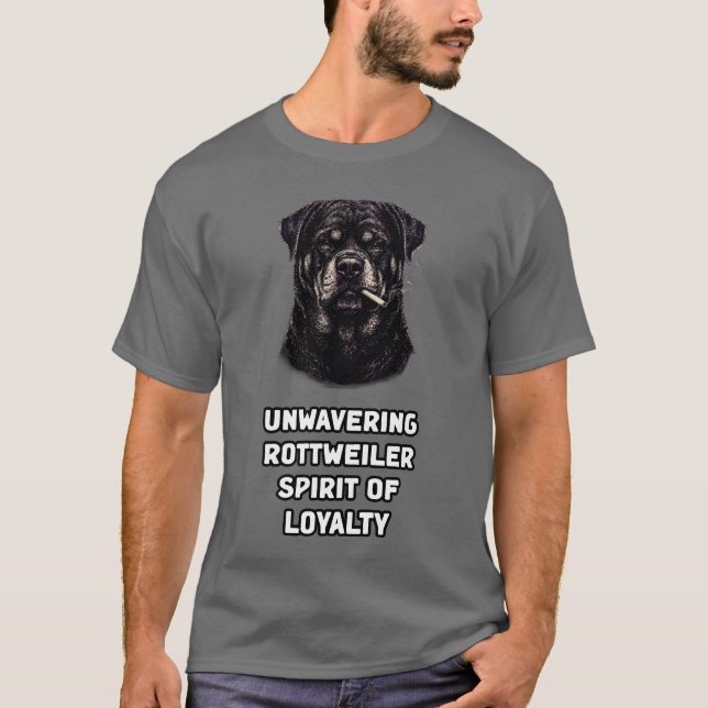 Camiseta Espíritu de Rottweiler Inquebrantable Lealtad Devo (Anverso)