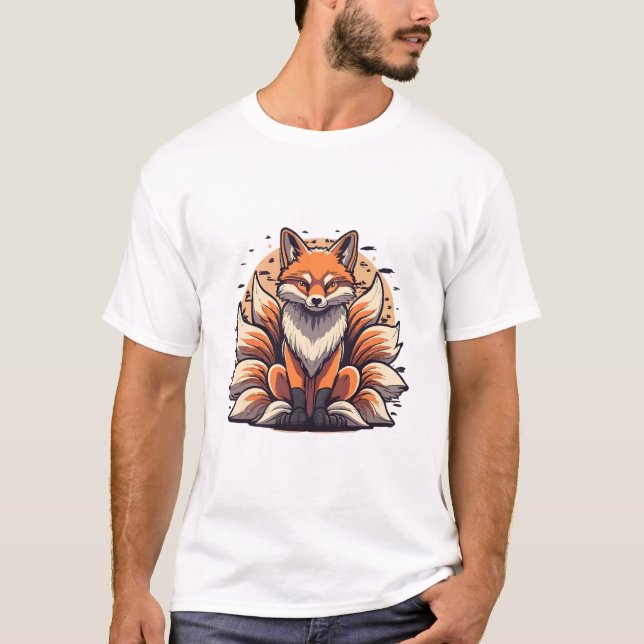 Camiseta Espíritu de zorro de 9 colas (Anverso)