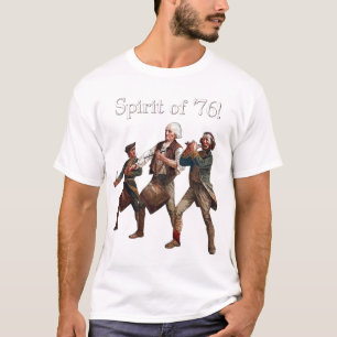 Camiseta Espíritu del '76 Patriótico de la Guerra Revolucio