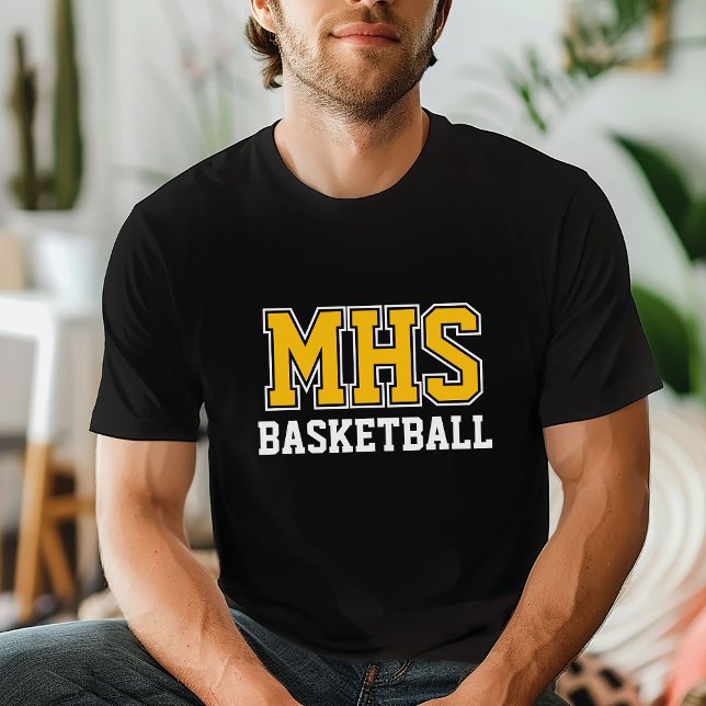 Camiseta Espíritu del equipo de baloncesto negro y Personal (Subido por el creador)