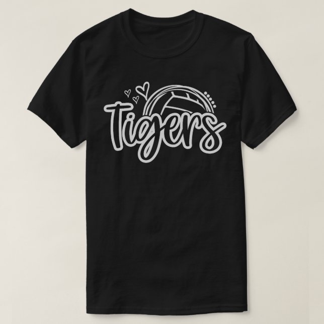 Camiseta Espíritu del equipo de fans de la escuela de los t (Diseño del anverso)