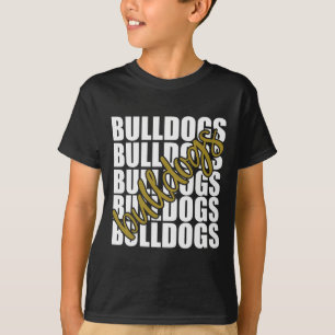 Camiseta Espíritu del equipo de fans de la escuela de oro