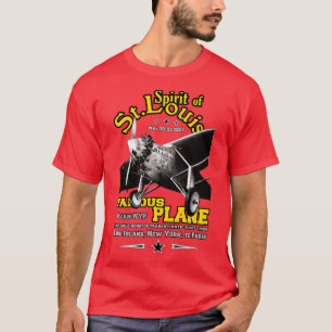 Camiseta Espíritu del famoso avión de StLouis