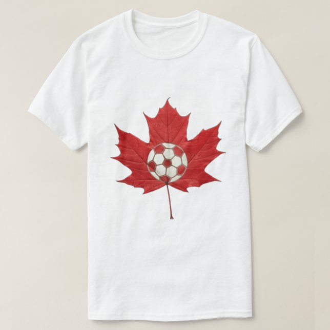 Camiseta Espíritu del Fútbol Canadiense (Diseño del anverso)