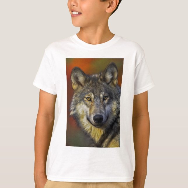 Camiseta Espíritu del lobo - Regalos de fotos de lobos de T (Anverso)