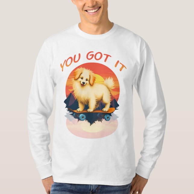 Camiseta Espíritu del perro aventurero (Anverso)