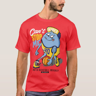 Camiseta Espíritu deportivo juguetón Baloncesto divertido v