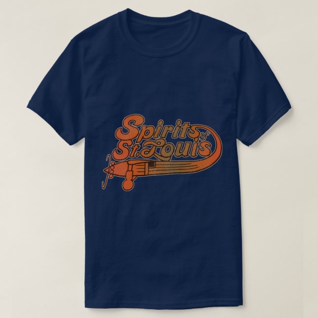 Camiseta Espíritu derrotado retro del baloncesto de San Lui (Diseño del anverso)