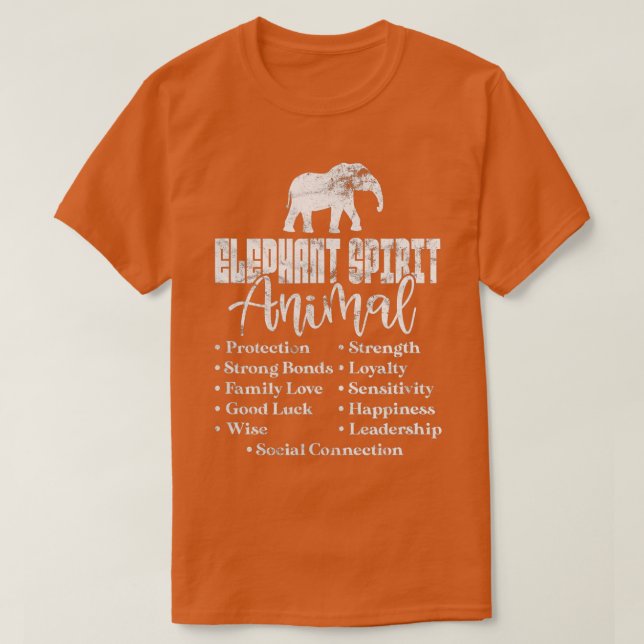 Camiseta Espíritu elefante Elefantes Animales Dolorosos (Diseño del anverso)