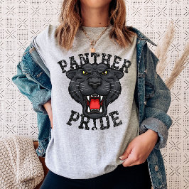 Camiseta Espíritu escolar de mascota del orgullo de panther