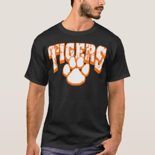 Camiseta Espíritu Escolar Mascota Tigres De Vuelta A Clases
