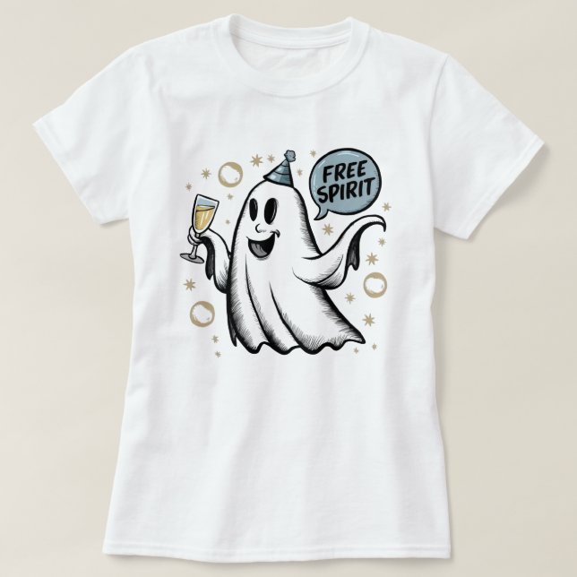 Camiseta Espíritu fantasma (Diseño del anverso)