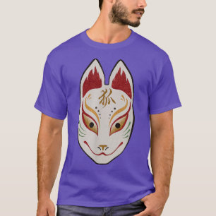Camiseta Espíritu Fox de máscara de kitsune japonesa