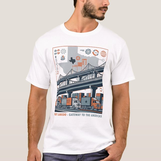 Camiseta Espíritu Fronterizo de Laredo (Anverso)