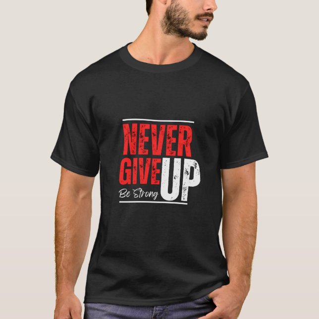 Camiseta Espíritu Imparable – Diseño Nunca te Rindas (Anverso)