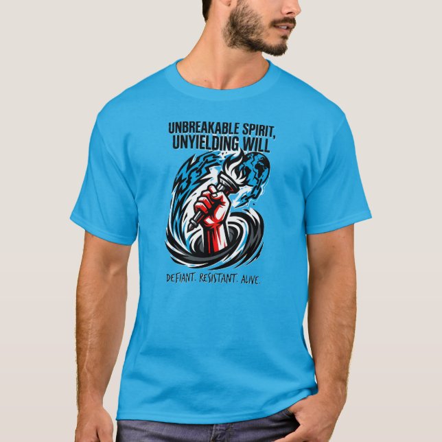 Camiseta Espíritu Indomable Rompe Las Cadenas Mentalidad De (Anverso)