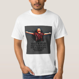 Camiseta Espíritu inflexible: lo que está muerto nunca pued
