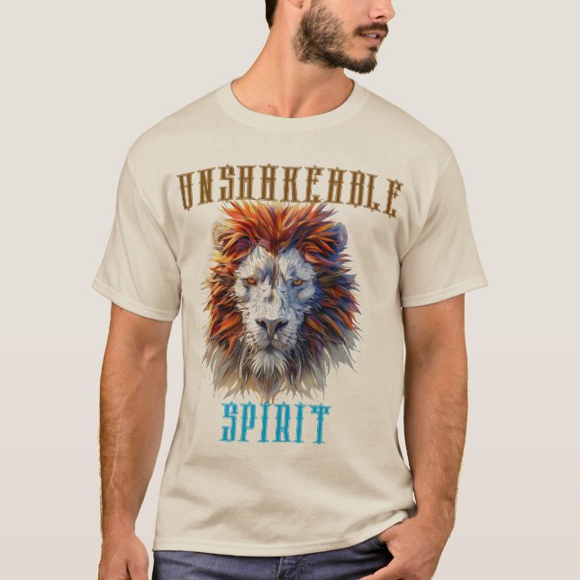 Camiseta Espíritu inquebrantable - Cara de León Tee (Anverso)