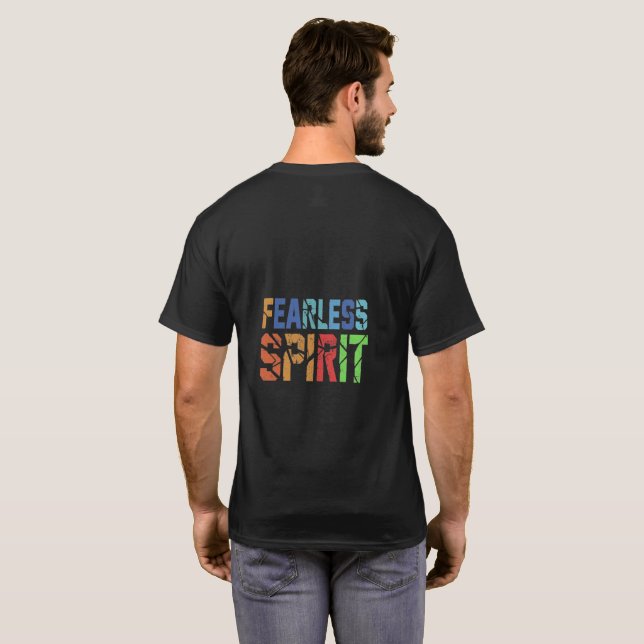 Camiseta Espíritu intrépido (Reverso completo)