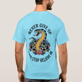 Camiseta Espíritu intrépido: Audaz arte de la serpiente y l