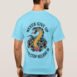 Camiseta Espíritu intrépido: Audaz arte de la serpiente y l