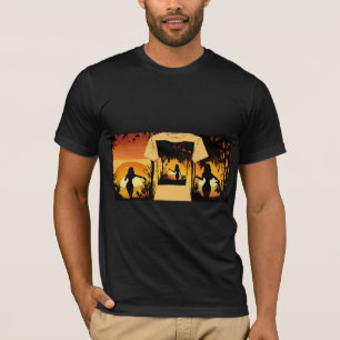 Camiseta "Espíritu libre al atardecer