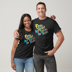 Camiseta Espíritu libre colorido